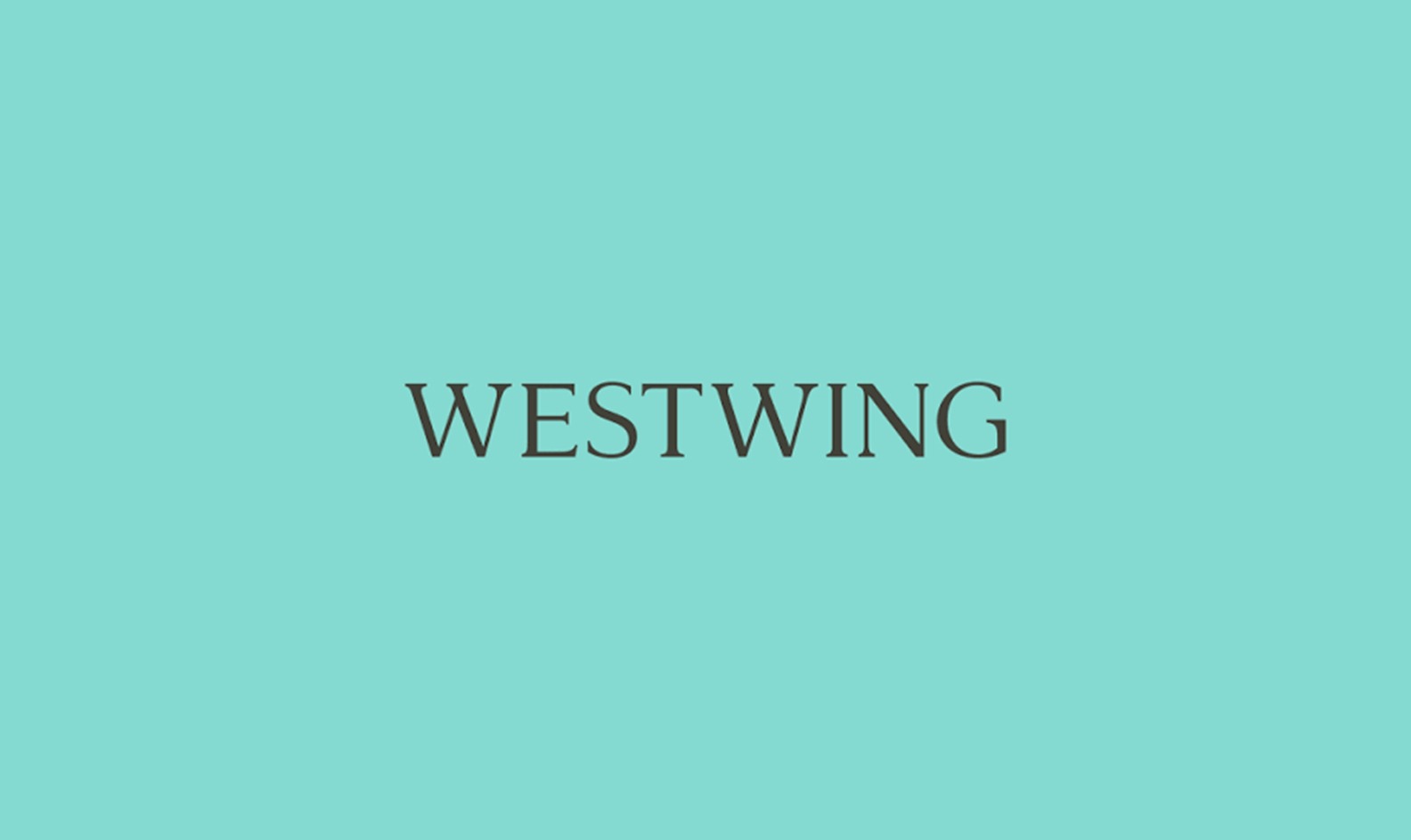 Logotipo Westwing sobre fundo azul-claro